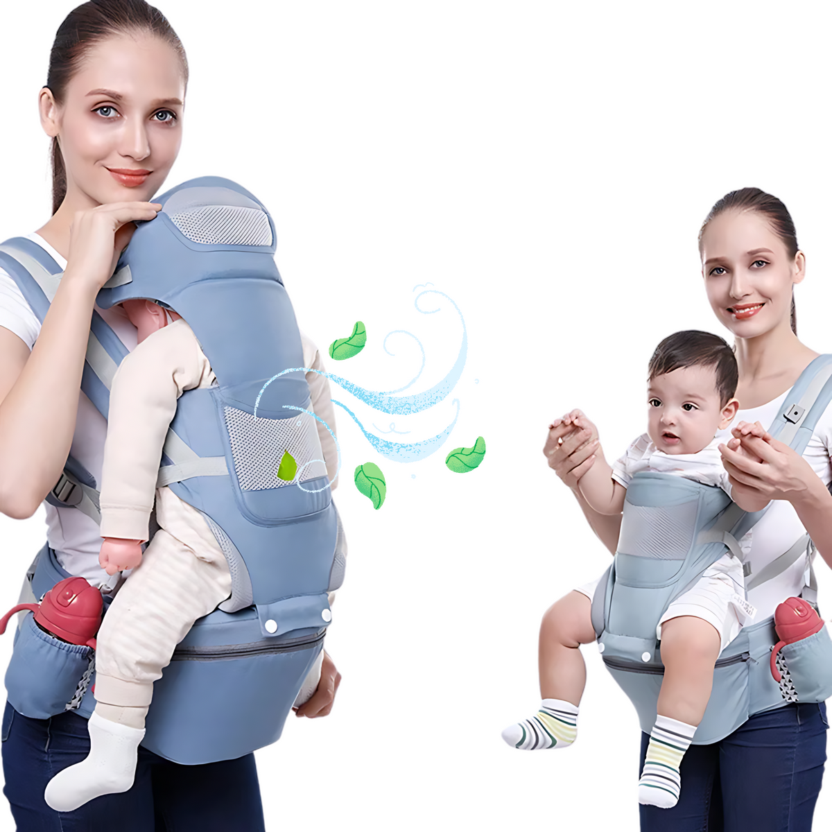 6 in 1 - Ergonomic Baby Carrier Backpack